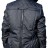 Демисезонная слингокуртка Черная с флисовым утеплителем + ношение за спиной Katinka, размер S - Слингокуртка с ношением сзади