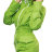 Куртка для беременной ЗИМНЯЯ Зеленая, Katinka - Слингокуртка / куртка для беременных ЗИМНЯЯ