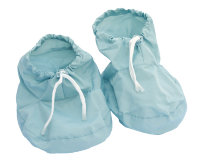 Защитные пинетки-бахилы для обуви малыша светло-голубые Katinka
