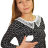 Платье в пол для беременных и кормящих черное/эллипсы Katinka размер S - 