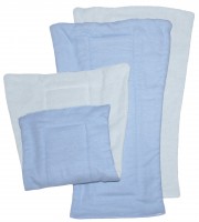 Вкладыши в многоразовые подгузники Katinka белый/голубой, 3 штуки, размер XL