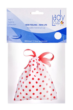 Менструальная чаша Clear silicone Double Ladycup Отличная альтернатива прокладкам и тампонам. С менструальными чашами период вашей менструации будет более приятным.