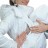 Демісезонна куртка для вагітної/слінгокуртка Біла з флісовим утеплювачем Katinka, розмір L - интернет Куртки для беременных