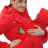 Демисезонная слингокуртка Красная со съемным флисовым утеплителем Katinka, размер М - слингокуртка купить Украина