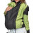 Легкая универсальная куртка-ветровка для беременных/слингокуртка 3 в 1 черный/олива размер XL Katinka - 