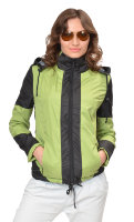 Легкая универсальная куртка-ветровка для беременных/слингокуртка 3 в 1 черный/олива размер XL Katinka