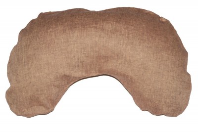 Універсальна С-образна подушка для вагітних і для годування древесна кора (льон) Багатофункціональна подушка в допомогу майбутній мамі та мамі, що годує.