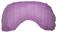 Універсальна С-образна подушка для вагітних і для годування орхідея (льон)