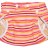 Багаторазовий підгузник для плавання смугастий рожевий/бордо/жовтий Katinka - 