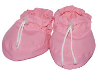 Защитные пинетки-бахилы для обуви малыша розовые Katinka