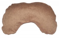 Универсальная С-образная подушка для беременных и для кормления древесная кора (лен)