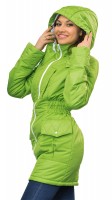 Куртка для вагітних / слінгокуртка ЗИМОВА Зелена Katinka розмір L