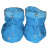 Утепленные пинетки-бахилы для обуви малыша бирюзовые/голубой флис Katinka - Утепленные пинетки-бахилы для обуви малыша