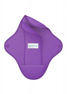 Прокладка плюс Вкладиш Touch of Lavender Ladypad LadyPad - 70% органічний бамбук і 30% органічний хлопок Ідеально підходить для легкого, щоденного захисту, або для того часу, коли ваша менструальна чаша недоступна.