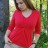 Блуза для вагітних і годування червона, Mama i ja, розмір M - 