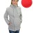 Куртка для вагітної флісова ВСЕ В ОДНОМУ Коралово-червона Katinka, розмір L - Универсальная флисовая куртка для беременных слингокуртка слингожилетка